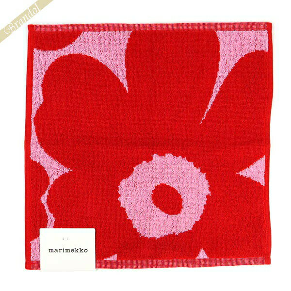 マリメッコ 《最大2000円クーポン配布中_3日23:59迄》マリメッコ ハンドタオル marimekko Pieni Unikko ピエニ ウニッコ タオルハンカチ レッド×ピンク 071203 331 | ブランド