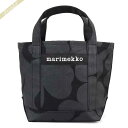 《最大4000円クーポン_6日23:59迄》マリメッコ トートバッグ marimekko レディース ピエニ ウニッコ ミニトート Pieni Unikko Seidi Wx 花柄 ブラック 047586 999 | ブランド