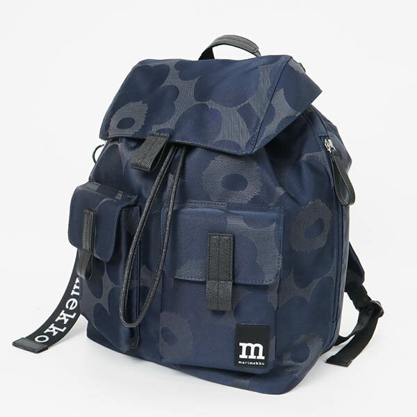 《P5倍_9日19:59まで》マリメッコ リュックサック marimekko Unikko ウニッコ エブリシング バックパック ネイビー 092696 550 レディース | ブランドのサムネイル