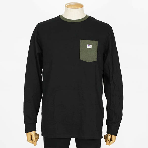 《最大2500円クーポン 11/20 13:59迄》パタゴニア Tシャツ Patagonia メンズ ステッカーポケット レスポンシビリティー ロングスリーブ 長袖 S/M/L/XL ブラック 37836 Black w/Basin Green メンズ | ブランド