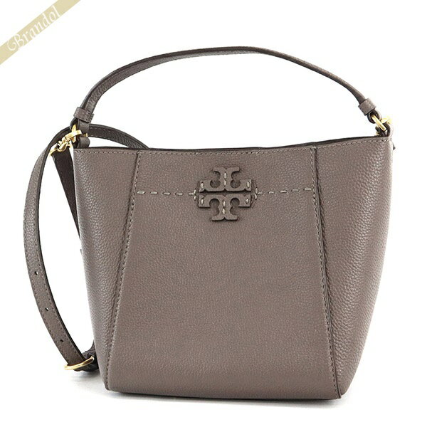 《クーポン配布中_23日13:59迄》トリーバーチ ショルダーバッグ TORY BURCH マックグロー バケットバッグ グレージュ 74956 963 ブランド