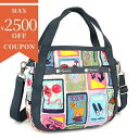 《最大2500円クーポン配布中_5/2 10:59迄》レスポートサック ショルダーバッグ レディース LeSportsac SMALL JENNI 2way ミニトートバッグ ポスター柄 マルチカラー 8056 F409 | ブランド(4)