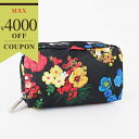 《最大4000円クーポン&P3倍_5/5 23:59迄》レスポートサック ポーチ LeSportsac RECTANGULAR COSMETIC 花柄 ブラック...