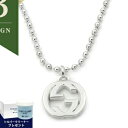 《全品ポイント3倍_9日11:59迄》\今ならシルバークリーナープレゼント/ グッチ ネックレス GUCCI レディース・メンズ インターロッキングG ボールチェーン ペンダント シルバー 479217 J8400 8106 | ブランド(4)