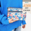 《最大4500円クーポン配布中_5/14 16:59迄》レスポートサック ポーチ LeSportsac COSMETIC CLUTCH 花柄 ブルー系マルチカラ...