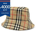バーバリー バケットハット BURBERRY メンズ・レディース 帽子 ビンテージチェック Lサイズ ベージュ系 8026927 L | ブランド【最大4000...