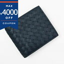 ボッテガヴェネタ 二つ折り財布 BOTTEGA VENETA メンズ イントレチャート レザー ネイビー 193642 V4651 4059 | ブランド【最大...