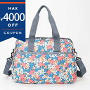 レスポートサック ボストンバッグ LeSportsac HARPER BAG 2way 旅行バッグ 花柄 ブルー系マルチカラー 3356 F666 レディース ...