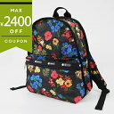 LeSportsac レスポートサック リュックサック BASIC BACKPACK 花柄 ブラック系マルチカラー 7812 E477【最大2400円クーポン7/28 23:59迄】