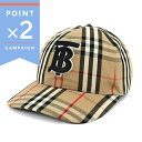 バーバリー キャップ BURBERRY 帽子 TBロゴ ヴィンテージチェック ベースボールキャップ Mサイズ ベージュ系 8038504 M | ブランド【ポイ...