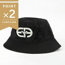 エンポリオアルマーニ 帽子 EMPORIO ARMANI メンズ EAロゴ バケットハット S/Mサイズ ・L/XLサイズ ブラック 627867 2R554 ...