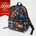 LeSportsac レスポートサック リュックサック BASIC BACKPACK 花柄 ブラック系マルチカラー 7812 E477【最大5000円クーポン ...
