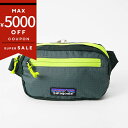 パタゴニア ボディバッグPatagonia ULTRALIGHT BLACK HOLE MINI HIP PACK パッカブル ウェストバッグ ダークグリーン系...