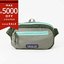 パタゴニア ボディバッグ Patagonia ULTRALIGHT BLACK HOLE MINI HIP PACK パッカブル ウェストバッグ ダークグリーン...