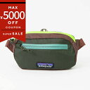 パタゴニア ボディバッグ Patagonia ULTRALIGHT BLACK HOLE MINI HIP PACK パッカブル ウェストバッグ ダークグリーン...