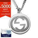\今ならシルバークリーナープレゼント/ グッチ ネックレス GUCCI メンズ レディース Gロゴモチーフ ペンダント シルバー 246490 J8400 81...
