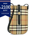 バーバリー ショルダーバッグ BURBERRY レディース メンズ ヴィンテージチェック スマホショルダー ベージュ系 8065482 | ブランド【最大2100円クーポン 9/14 11:59迄】