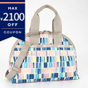 レスポートサック ショルダーバッグ LeSportsac YORK SATCHEL 2way ミニボストンバッグ レディース ペイント風タイル柄 ピンク×ブルー系マルチカラー 3561 F978 | ブランド【最大2100円クーポン 9/14 11:59迄】