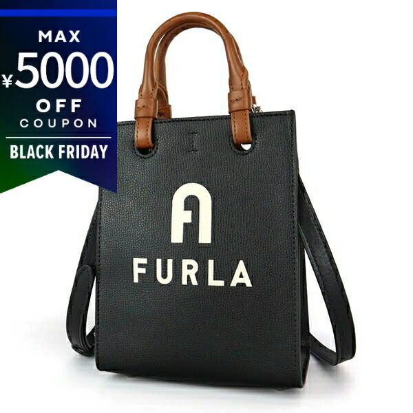 楽天AzureBrandol《最大5000円クーポン 11/27 1:59迄》フルラ ショルダーバッグ FURLA レディース VARSITY STYLE 縦型 ミニトートバッグ ブラック WB00729 BX1230 E0500 | ブランド