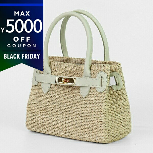 《最大5000円クーポン 11/27 1:59迄》コトゥー かごバッグ ミニトートバッグ COTTO ナチュラル×ホワイ..