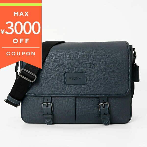 《最大3000円クーポン 12/1 23:59迄》コーチ ショルダーバッグ COACH レザー ルーカス クロスボディバッグ ネイビー CL952 QBBHP メンズ レディース | ブランド