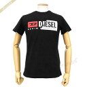 ディーゼル Tシャツ メンズ 《最大2500円クーポン_28日23:59迄》ディーゼル Tシャツ DIESEL メンズ T-DIEGO-CUTY Wロゴ ［ Sサイズ / Mサイズ / Lサイズ］ ブラック 00SDP1 0091A 900 | ブランド