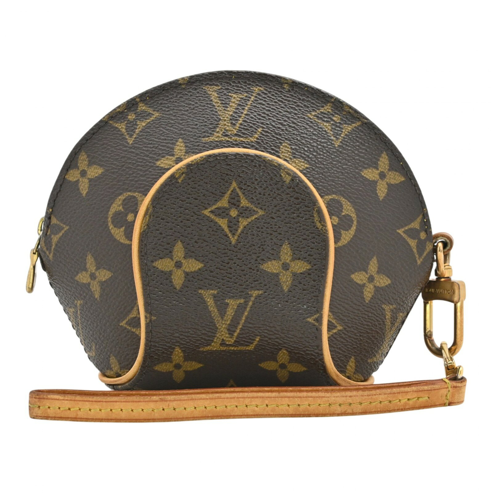 【中古】ルイヴィトン モノグラム ミニエリプス ポーチ ミニバッグ ブラウン Bランク lv8761ff