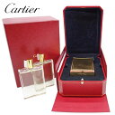 【中古】Cartier カルティエ レ ネセセール ア・パルファン ゴールドケース 香水ケース レフィル付き ゴールド