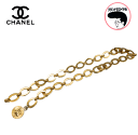 【中古】CHANEL シャネル チェーンベルト ゴールド 四つ葉クローバー ヴィンテージ