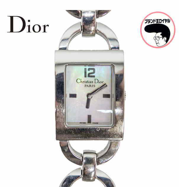 【中古】Dior ディオール マリス ディオール レディース 腕時計 ホワイトシェル