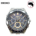 【中古】SEIKO セイコー ブライツ ソーラー電波クロノグラフ SAGA025 チタン メンズ　腕 ...