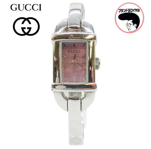 【中古】GUCCI 6800L 腕時計 SS レディ