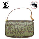 【中古】LOUIS VUITTON ルイヴィトン モノグラム・グラフティ アクセサリーポーチ ポシェット・アクセソワール M92191