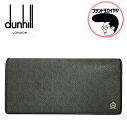 【中古】未使用　DUNHILL　ダンヒル　メンズ長財布　ブラック　レザー