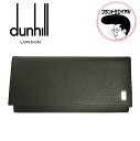 【中古】未使用 DUNHILL ダンヒル メンズ長財布 ブラック レザー