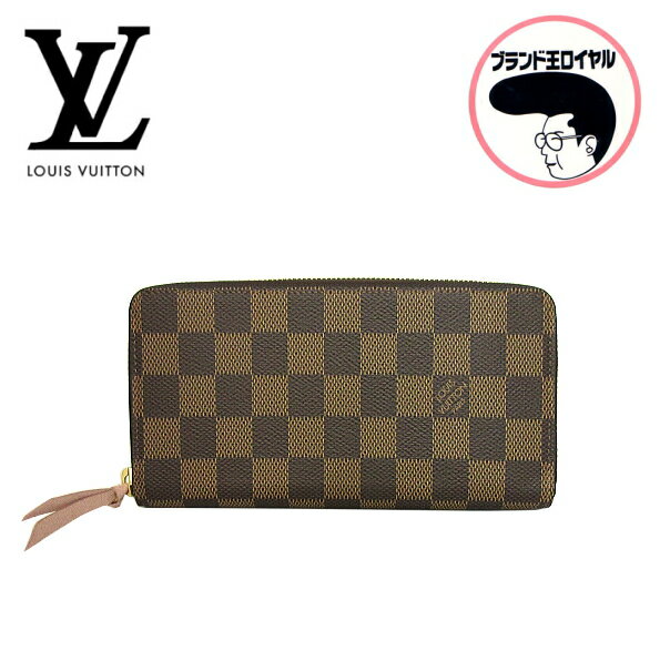 未使用品　LOUIS VUITTON 　ルイヴィトン　長財布　ダミエ　ラウンドファスナー　ポルトフォイユ・クレマンス　M41626　ローズバレリーヌ