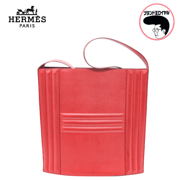 【中古】HERMES エルメス カデナトート RED 赤