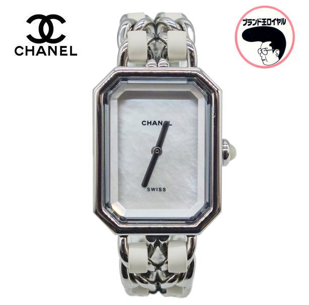 CHANEL シャネル プルミエール H1639 ホワイトシェル レディース QZ クオーツ 【中古 ...