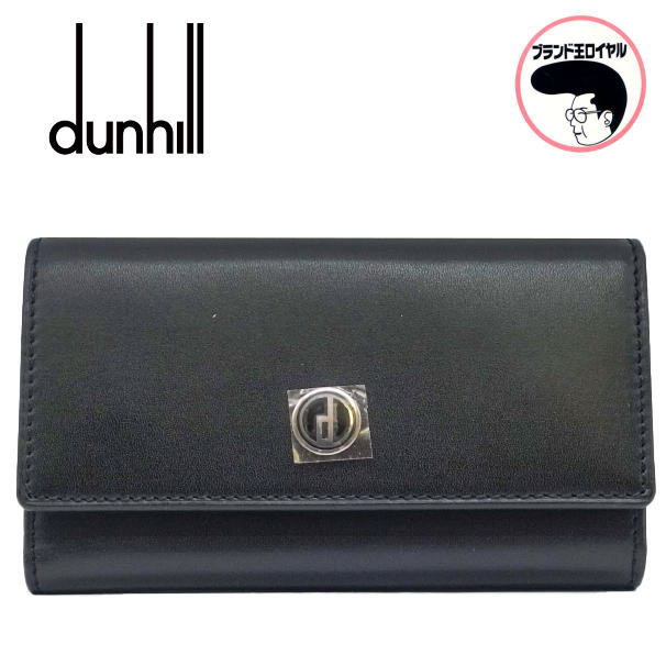 【中古】DUNHILL ダンヒル キーケース メンズ　ブラック　レザー