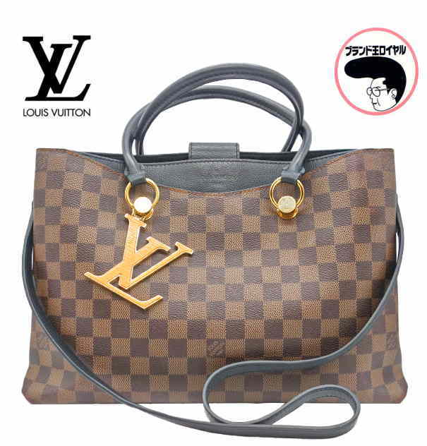 ルイヴィトン ダミエ LVリバーサイド トートバッグ ブラウン ショルダー付き 楽天市場】louis vuitton lv リバーサイド ショルダー トート 2wayの通販