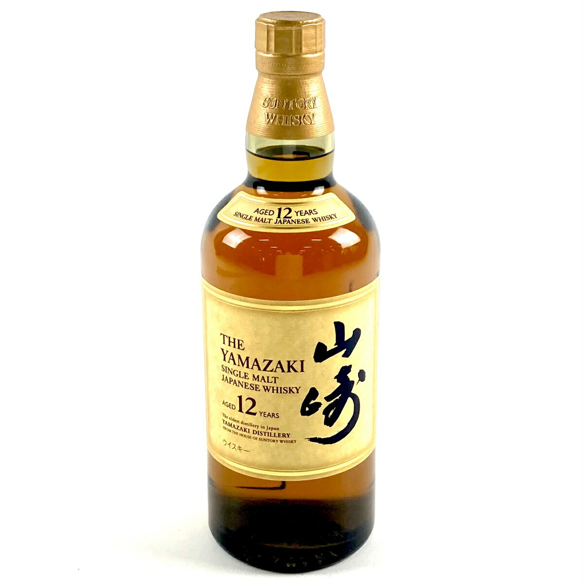 【東京都内限定お届け】 サントリー SUNTORY 山崎 12年 シングルモルト 700ml 国産ウイスキー 【中古】