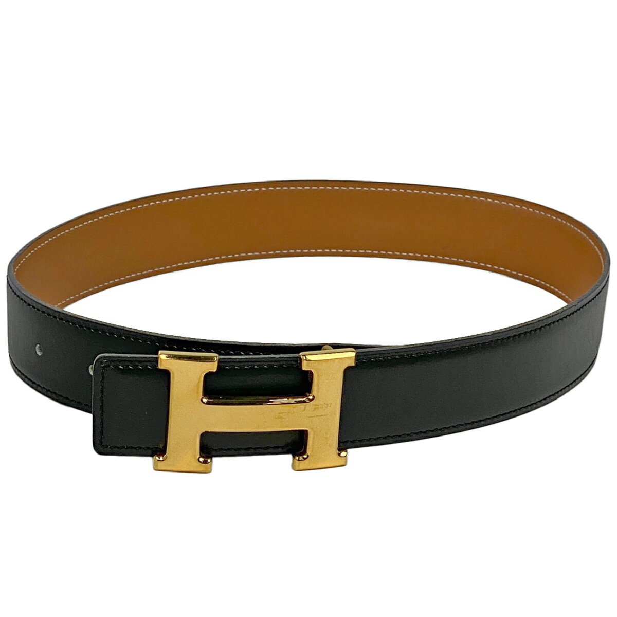 HERMES エルメス エレファントバックルリバーシブルベルト75 美 HERMES エルメス エレファントバックルリバーシブルベルト75 美