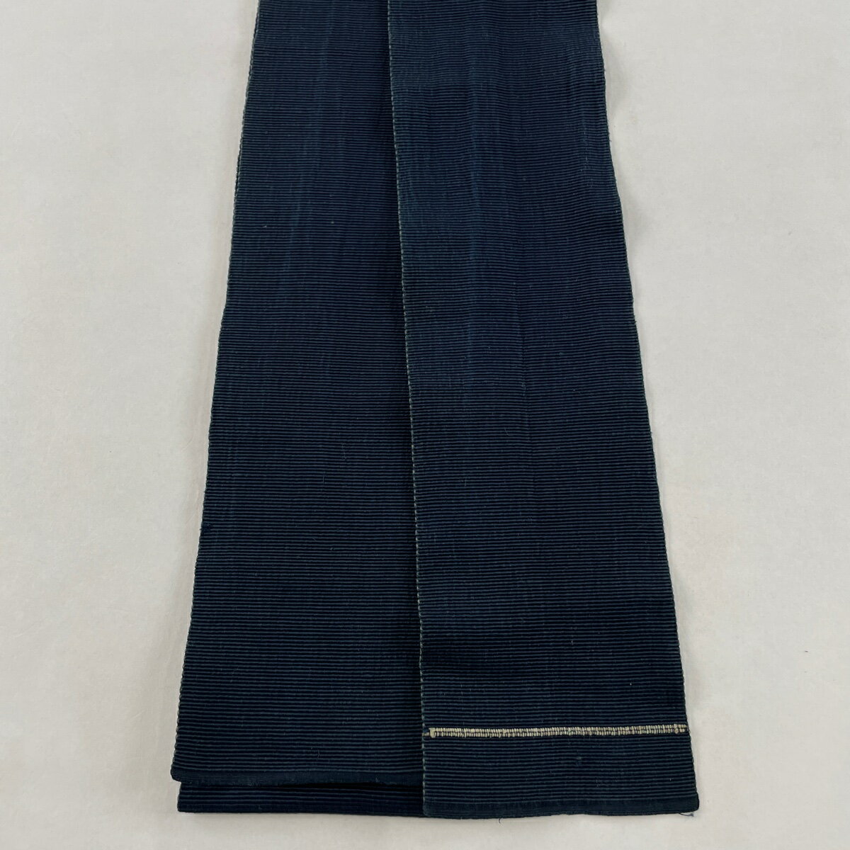 角帯 優品 紺色 正絹 【中古】 msp50