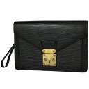 ルイ・ヴィトン Louis Vuitton ポシェット セリエ ドラゴンヌ 紳士 ビジネス 手持ち セカンドバッグ エピ ノワール(ブラック) M52612 メンズ 【中古】(4)