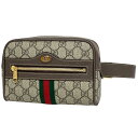 グッチ GUCCI オフィディア スモール ウエストバッグ GGスプリーム ベルトバッグ GG柄 シェリーライン ウェブ ボディバッグ コーティングキャンバス ...