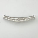 【ラッピング可】 メレダイヤ デザインペンダントトップ WG ホワイトゴールド ペンダントトップ K18 WG ダイヤモンド レディース 【中古】