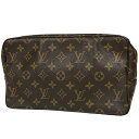 【最終値引き】 ルイ・ヴィトン Louis Vuitton トゥルース トワレット 28 メイク コスメ セカンドバッグ 化粧ポーチ モノグラム ブラウン M4...