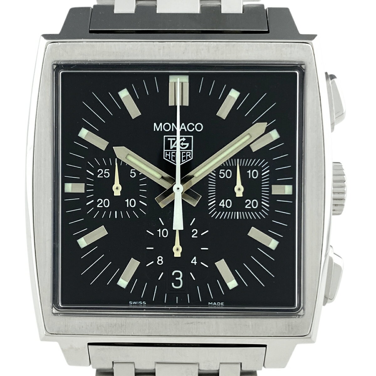 【ラッピング可】 タグホイヤー TAG HEUER モナコ CW2111.FC6171 腕時計 SS ...