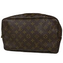 ルイ・ヴィトン Louis Vuitton トゥルース トワレット 28 メイク コスメ セカンドバッグ 化粧ポーチ モノグラム ブラウン M47522 レディ...