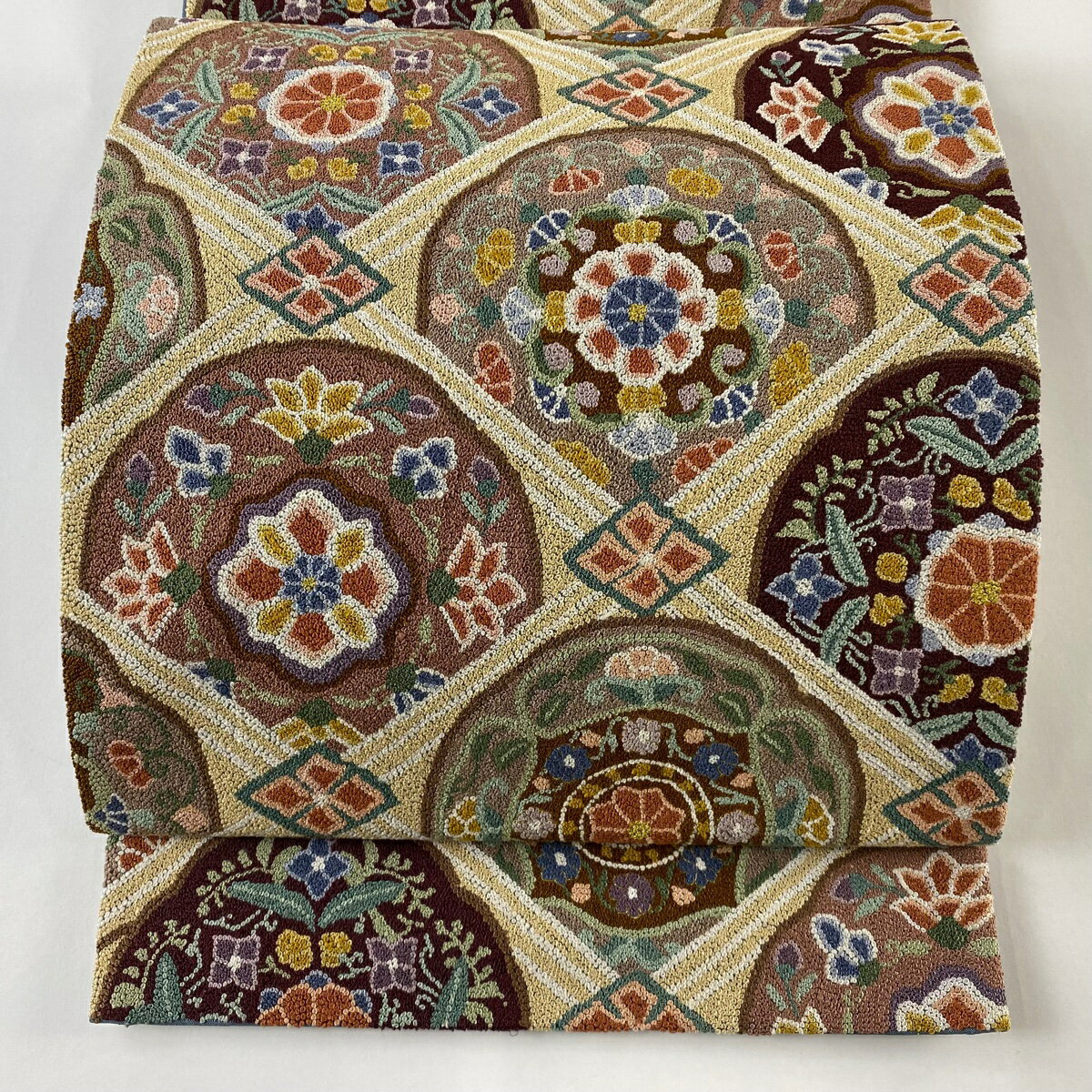 新品 高級 袋帯 正絹 六通柄 相良刺繍 総刺繍 中国刺繍 約140万 新品 高級 袋帯 正絹 六通柄 相良刺繍 総刺繍 中国刺繍 約140万